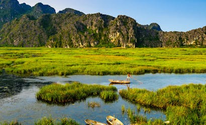 Excursión de día completo a la reserva natural de Van Long desde Hanoi